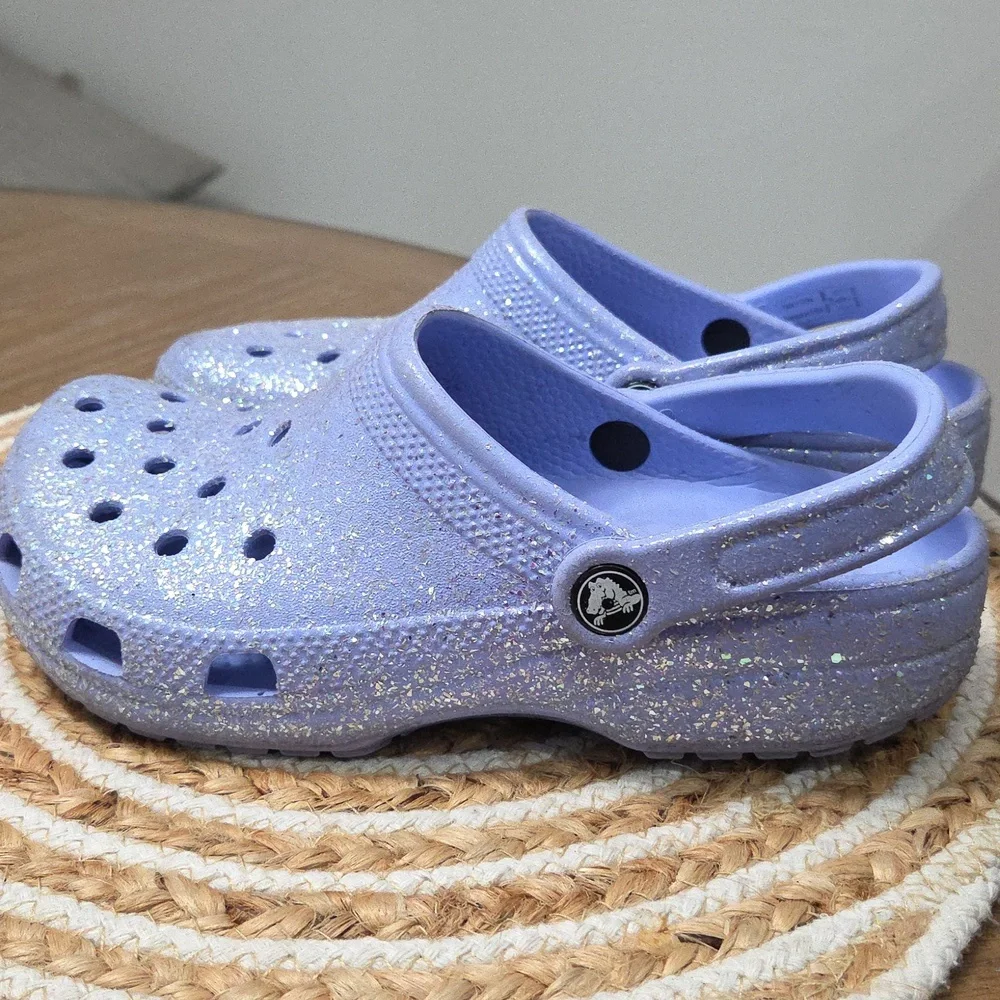 Crocs Iridescent Moon Jelly Classic Clogs - Picture 5 of 10